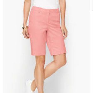 Talbots 9'" flat front shorts sz 6p
